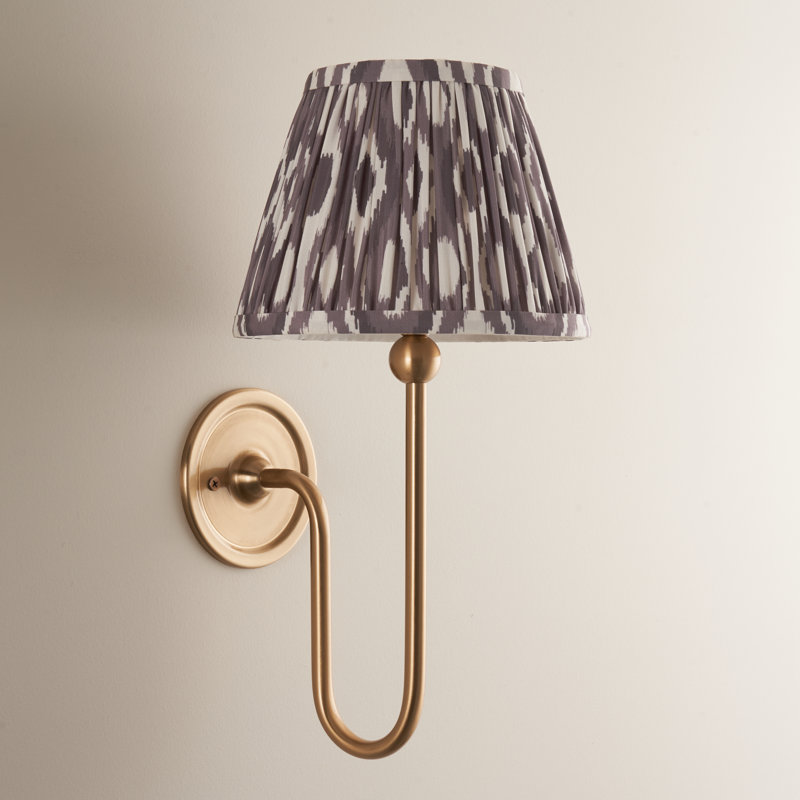 Santiago Steel Armed Sconce, 37cm H x 20cm W x 22cm D, Grey