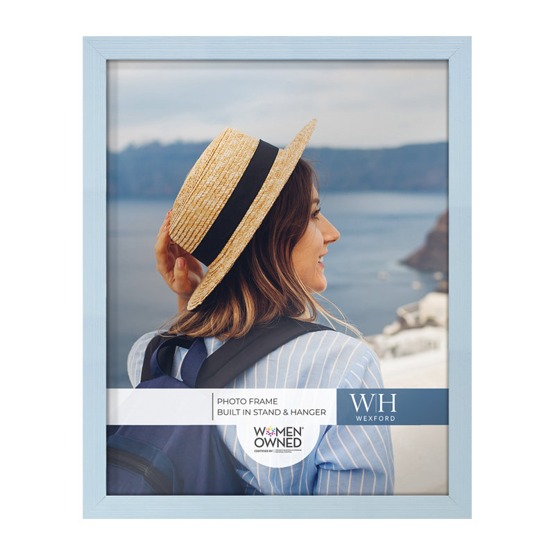 Apolline Wood Picture Frame, Baby Blue, 11" x 14"