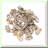 100pcs Crown Shape Wood Slices 32mm