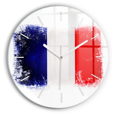 Glass Wall Clock