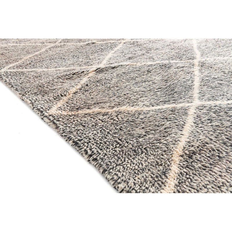 Tapis noir et blanc Odle