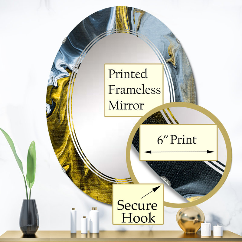 Miroir de salle de bain sans cadre, 36 po x 24 po
