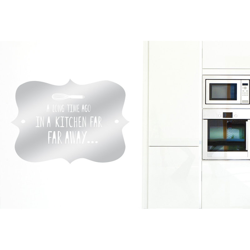 Wall Decal, Medium, Shiny Silver