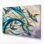 Birds Rainbow Bee eater Beige Canvas Wall Art