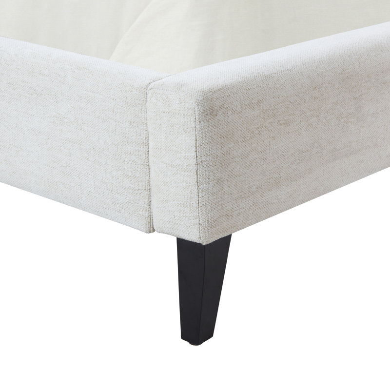 Lit en chenille Kerribecca, Taupe, King