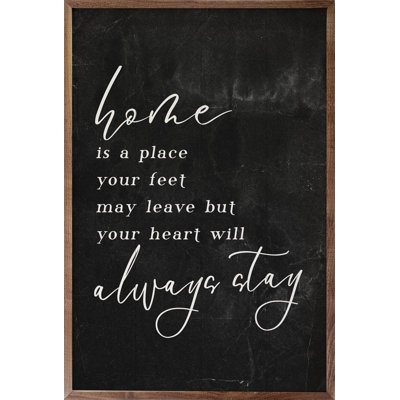 «Your Heart Will Always Black» sur bois