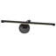 23.6" Black Dimmable Hardwired LED Picture Light with Adjustable Swing Arm LED Wall Light for Artwork