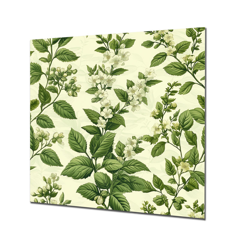 «Wilfflowers Collage Of Springs Essence», art mural fleurs sauvages, H 16 po x l 16 po
