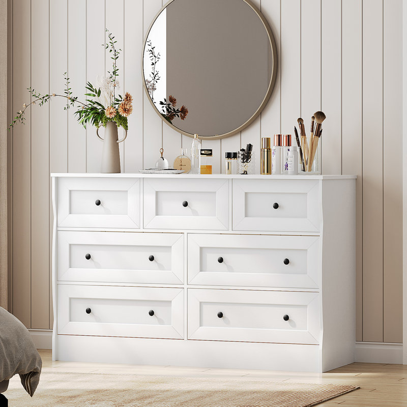 Commode blanche 47 tiroirs 47,6 po Farmhouse
