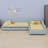 Upholstered Double Daybed With Trundle And Drawer-348747845