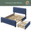 Lit plateforme tapissier avec rangement Jesley-967637019-967637021