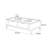 Simple household coffee table-674935102