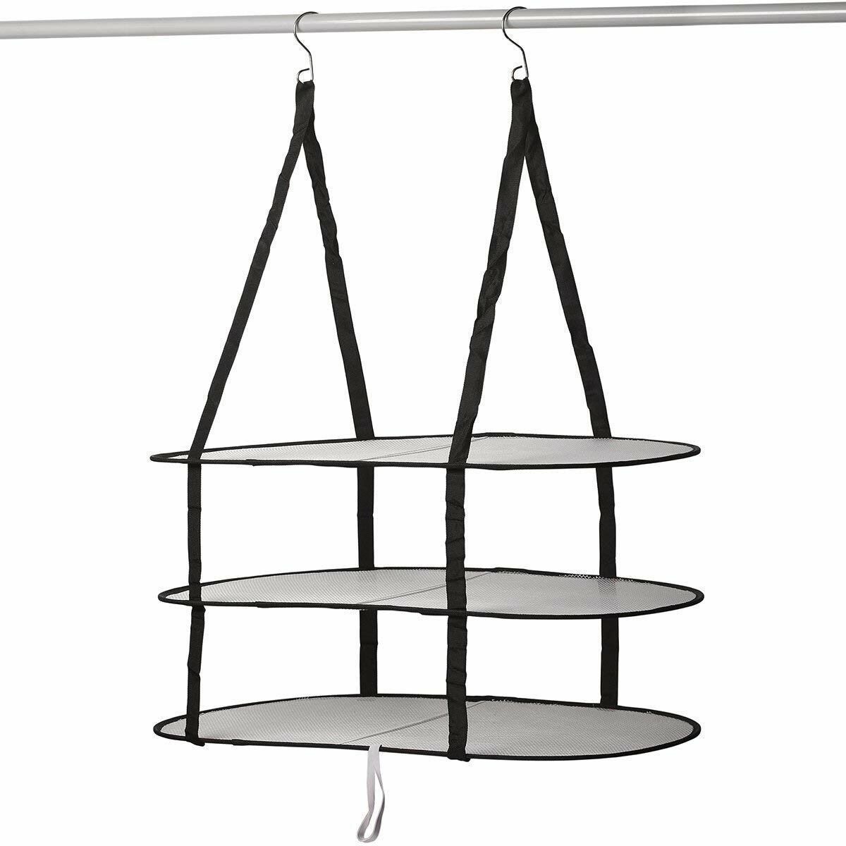 3-tier triangle freestanding mounted drying organizer