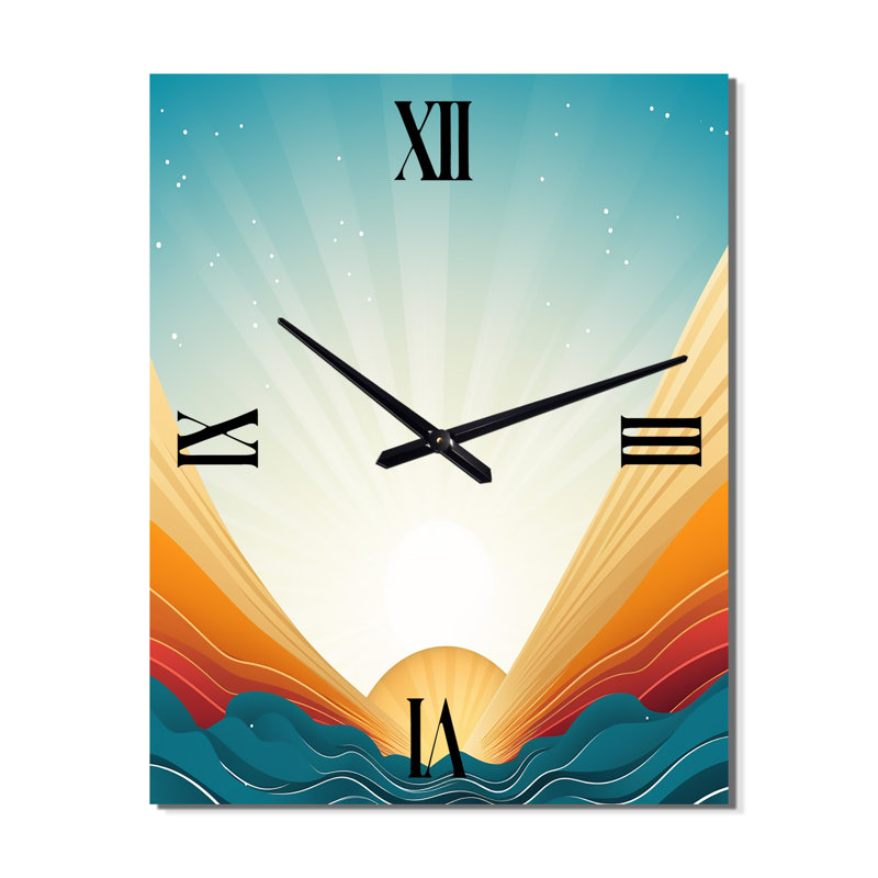Horloge murale Bold Graphic, H 28 po x l 12 po x P 1 po