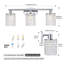 Ayushma 3-Light Crystal Cylinder Dimmable Bathroom Vanity Lights-731208850-784893713