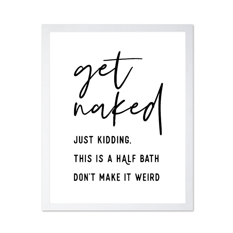 Get Nu N1, Poster, White Framed, H 11 po x l 14 po