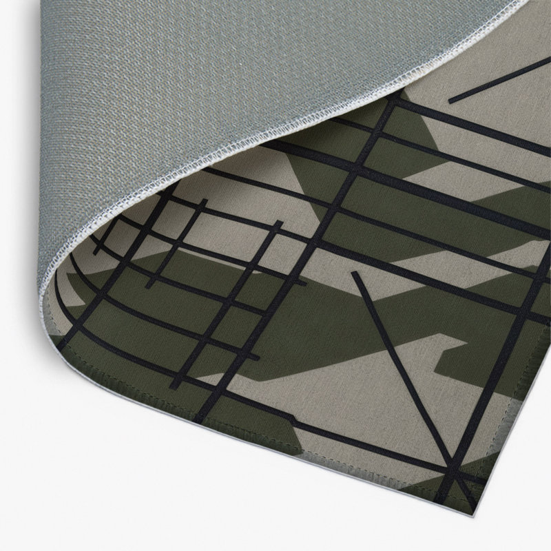 Camo Nexus Indoor And Outdoor Area Rug, Rectangle 1'6" x 2'6"