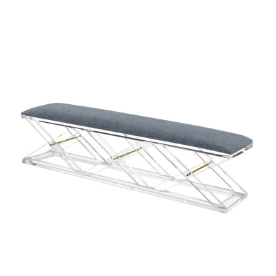 Asher Polyester Upholstered Bench