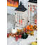 Wood Lanterns with Tin Roof - Set of 2