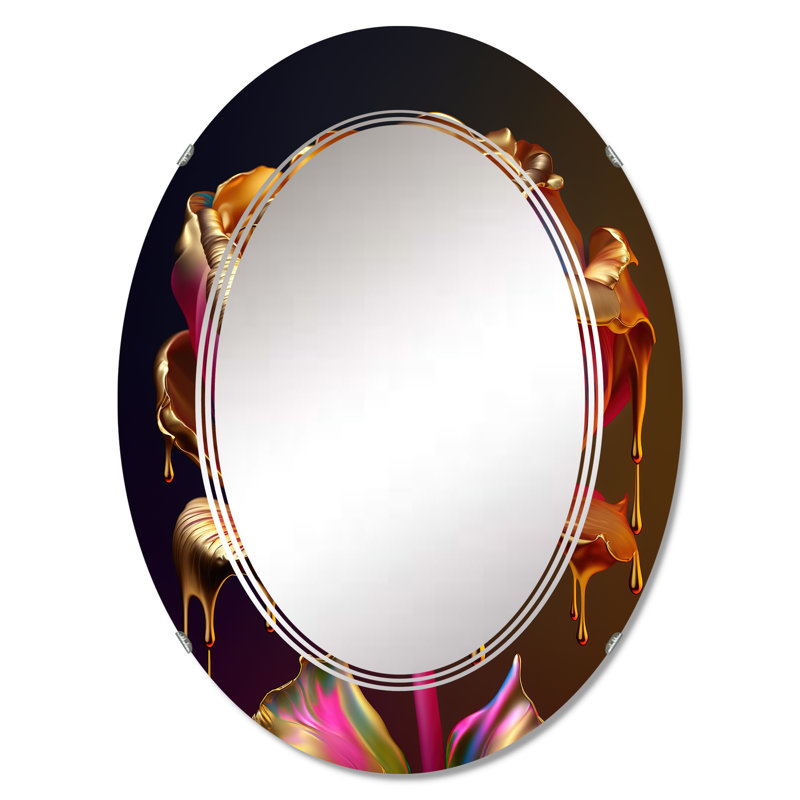 Miroir mural Rainbow Peony, 30 po x 20 po