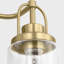 Anders Bathroom Bedroom Wall Fixture With Clear Shade-1306677841-1306677842-1306677845