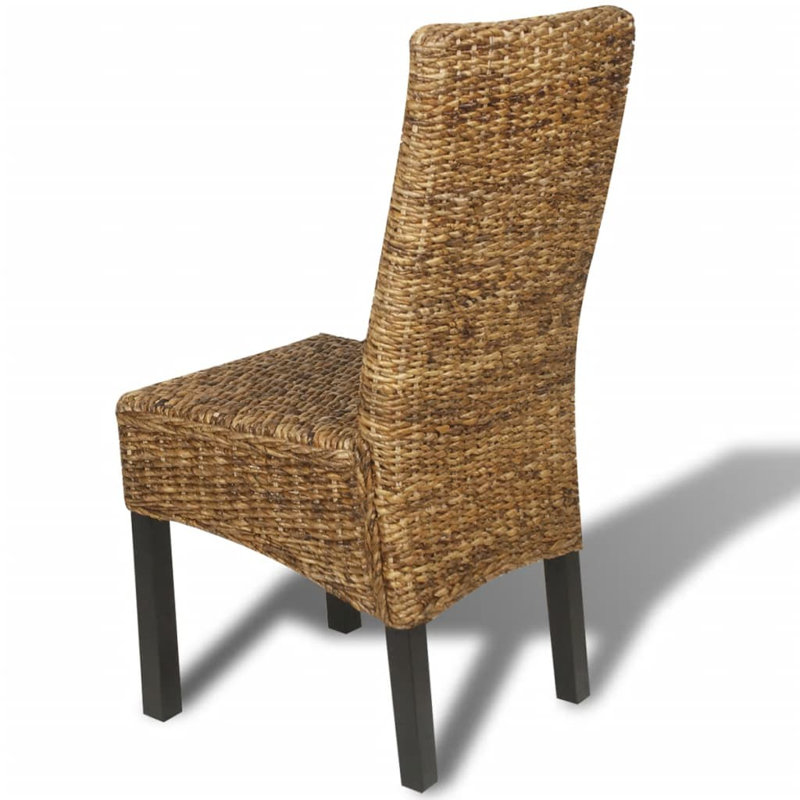 Ensemble de 4 chaises de salle à manger en bois de manguier massif Abaca
