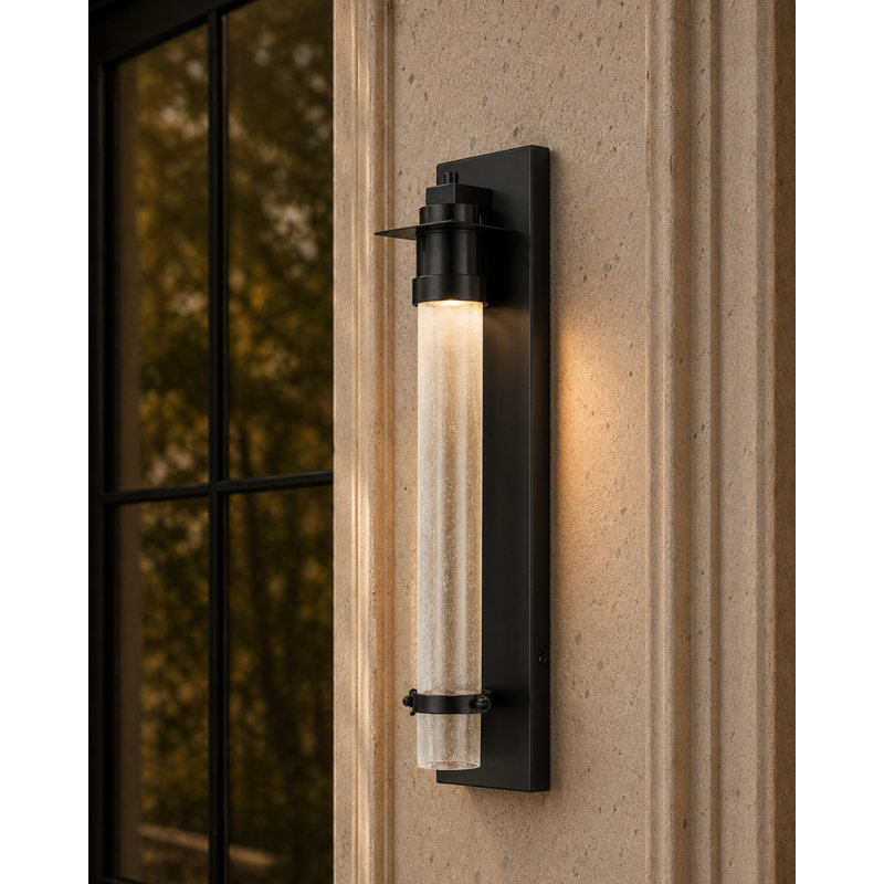 Provence - Light LED Outdoor Sconce, Matte Black