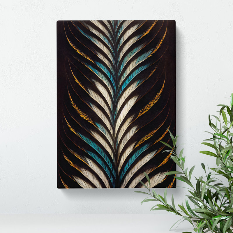 Unreal Feather - Wrapped Canvas, 50cm H x 35cm W x 3cm D