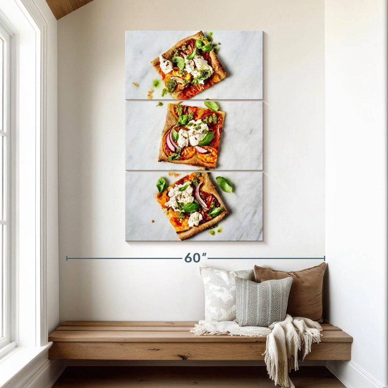 Yarlin Flatbread Pizza Squares, 50'' H x 32'' W