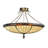 Canalou Glass Semi Flush Mount