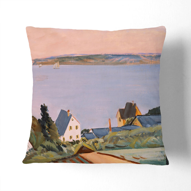 Square Cushion, Black, 55cm H x 55cm W x 20cm D