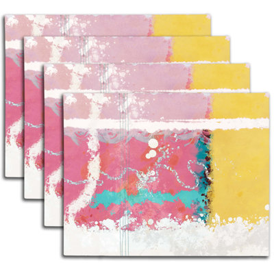 Napperon abstrait en polyester