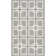 Dance Martha Stewart Flat Weave Wool/Silk/Cotton Geometric Rug in Cement Gray