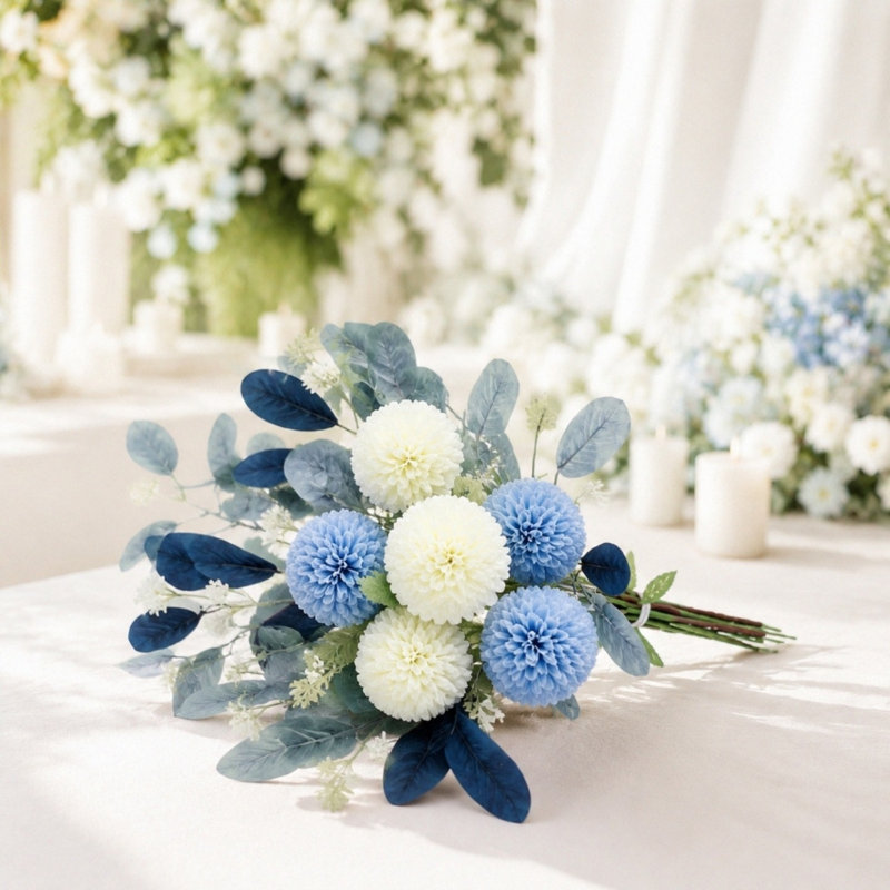 Silk Chrysanthemum Arrangement