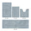 Ensemble de tapis pour salle de bain 100% coton Adelen-128427389-22957307