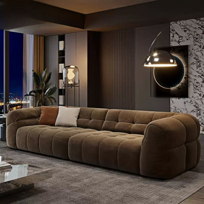 Puff Straight Minimalist Living Sofa by Wrought Studio