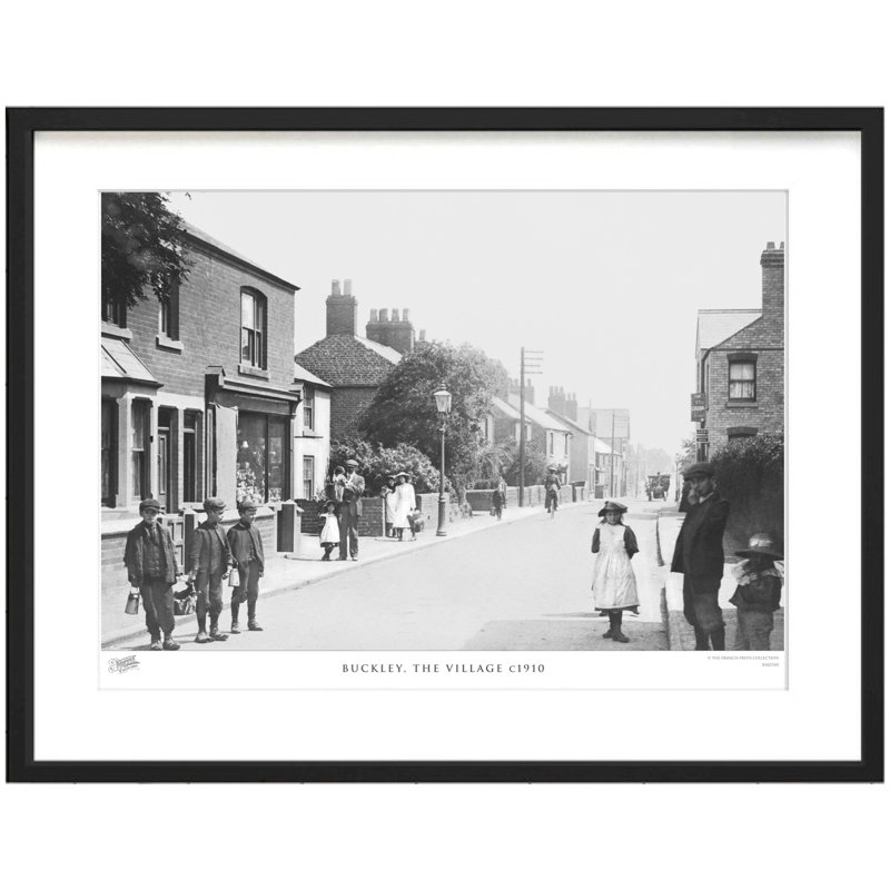 Buckley, the Village C1910 1 Piece Single Picture Frame Wall Art, 45cm H x 60cm W x 2.3cm D