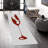 Artistic Abstract Pattern Soft Type Non-Woven Printed Rug for Enhancing Your Home's Interiors With a Modern Touch-114334028