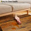 Banc de rangement en bois pour chaussures avec poignée en forme de U pour le vestibule, la chambre à coucher ou le salon - Charnière de sécurité - Capacité de 300 lb - Assemblage facile - Boîte à jouets multi-usage - Brun, 100 cm-129908478