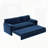 Convertible Sleeper Sofa with Side Storage-1887600778