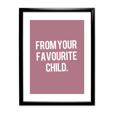 Single Picture Frame Print