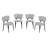 Crossmary Boucle Upholstered Dining Chairs-72587976-91410607