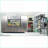 Cabinets, 32 in. W Metal Wall Storage Cabinet with Soft-Closing Drawers &amp; Doors, Slate Gray | Minimalist | Bathroom
