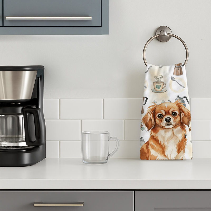 Serviette de cuisine Red Tibetan Spaniel, Épagneul tibétain rouge