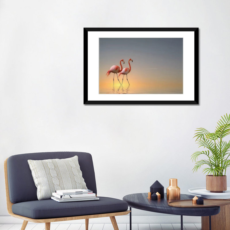 « serenity ii », reproduction de photo horizontale sur toile tendue, H 16 po x l 24 po x P 1 po, Papier d'art encadré noir