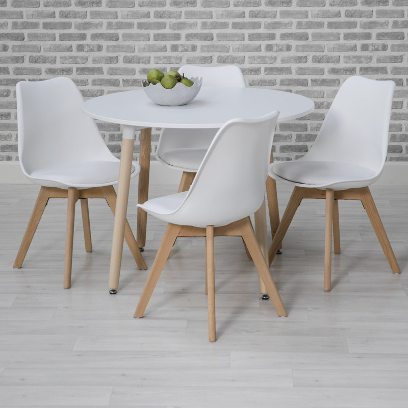 Mira Dining Set, White