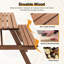 Table de pique-nique en bois pour 8 personnes avec 2 bancs intégrés - capacité de 2220 lb pour le camping en plein air, repas-150403398