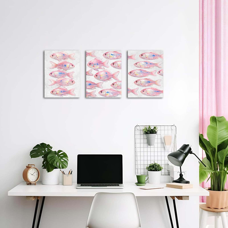 3 Piece Wrapped Canvas Wall Art