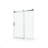 56" - 60" W X 76" H Frameless Soft-Closing Single Sliding Shower Door, 3/8" (10Mm) Tempered Glass With Easy-Cleaning Coating-111950594