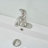 Single-handle Bathroom Faucet with Drain Assembly-105190012